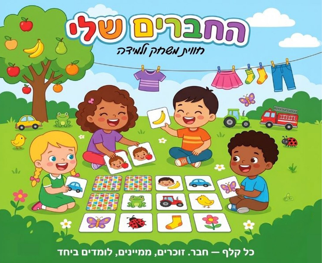 החברים שלי — משחק קלפים עם תמונות ילדי הגן