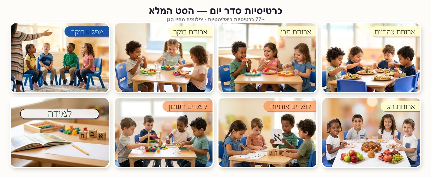 כרטיסיות סדר יום